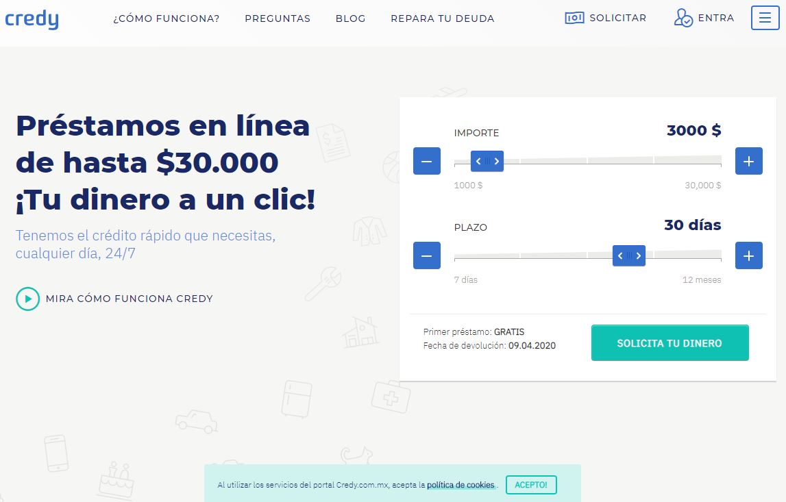 Préstamos personales sin complicaciones Credy Logo