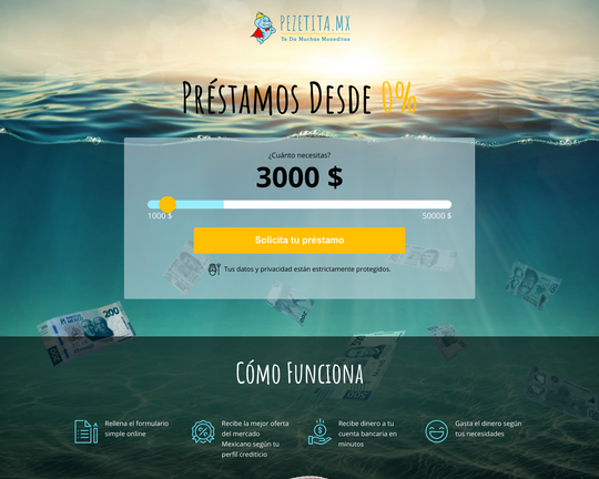 Pezetita préstamos online Logo