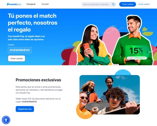 Kueski Pay - Tú pones el match perfecto, nosotros el regalo